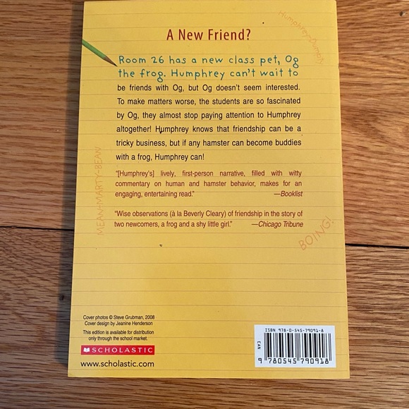 Friendship According to Humphrey Book - Picture 2 of 4